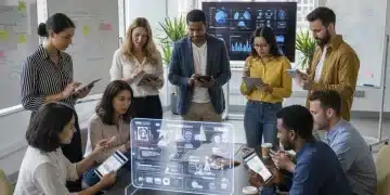 Early adopters providing feedback on new product