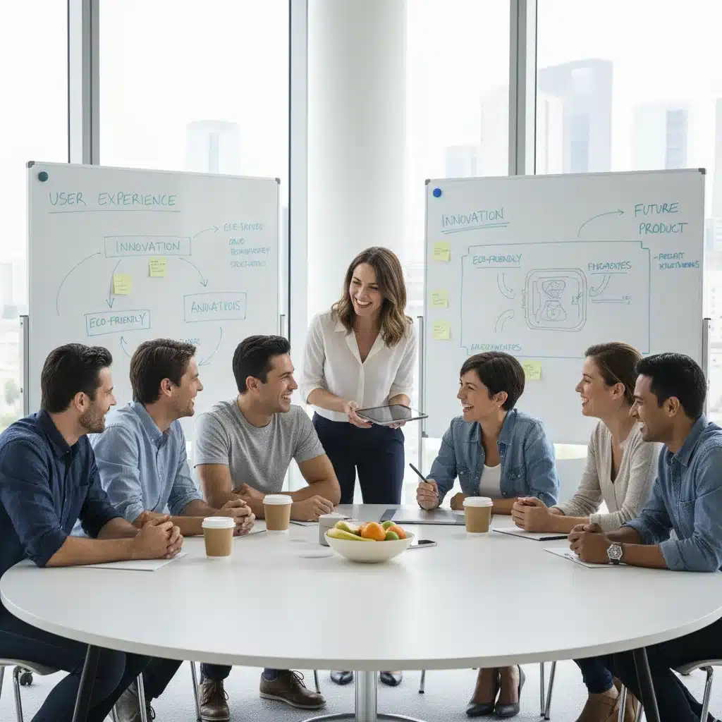 Diverse group participating in a focus group for product testing.