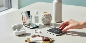 Assortment of free products received through testing, representing significant annual savings.