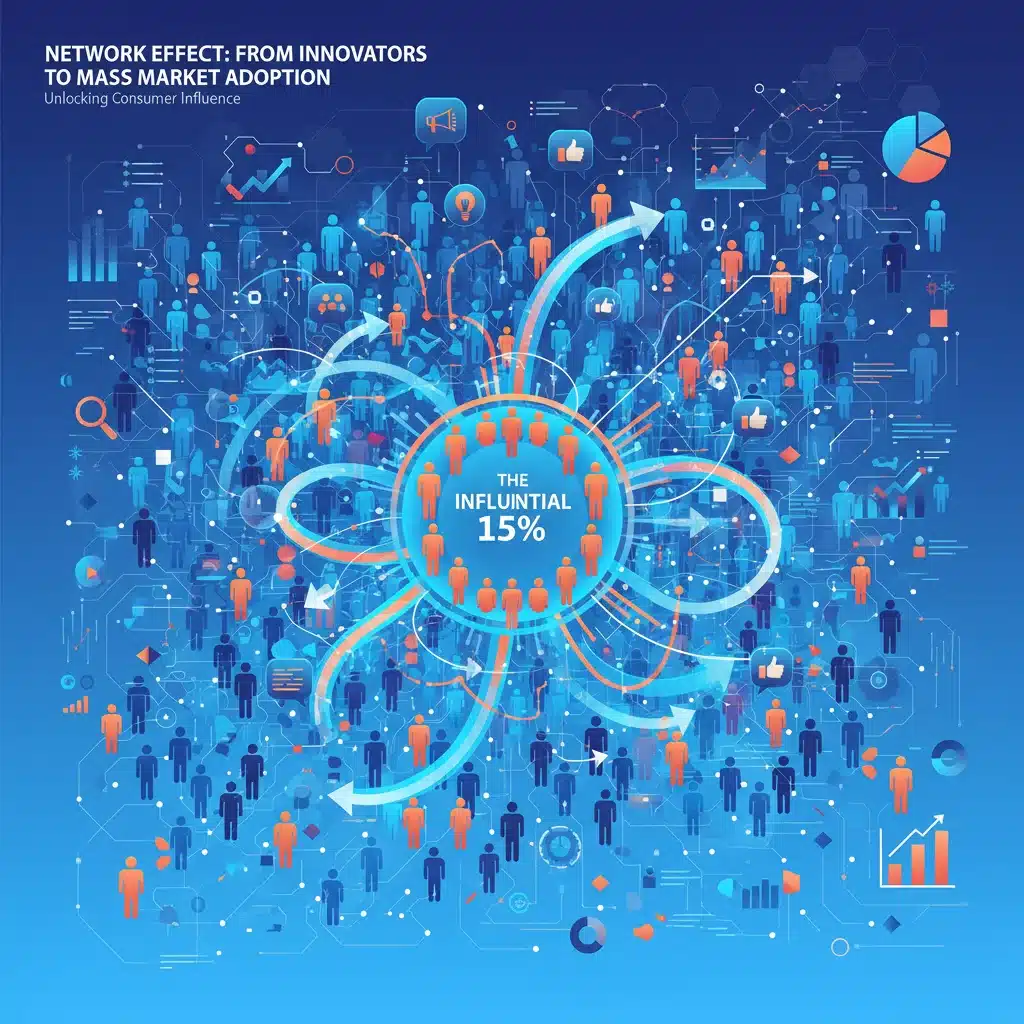 Influential consumer network driving adoption