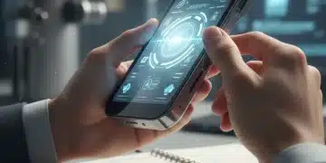 Person meticulously testing a new tech gadget for a detailed review