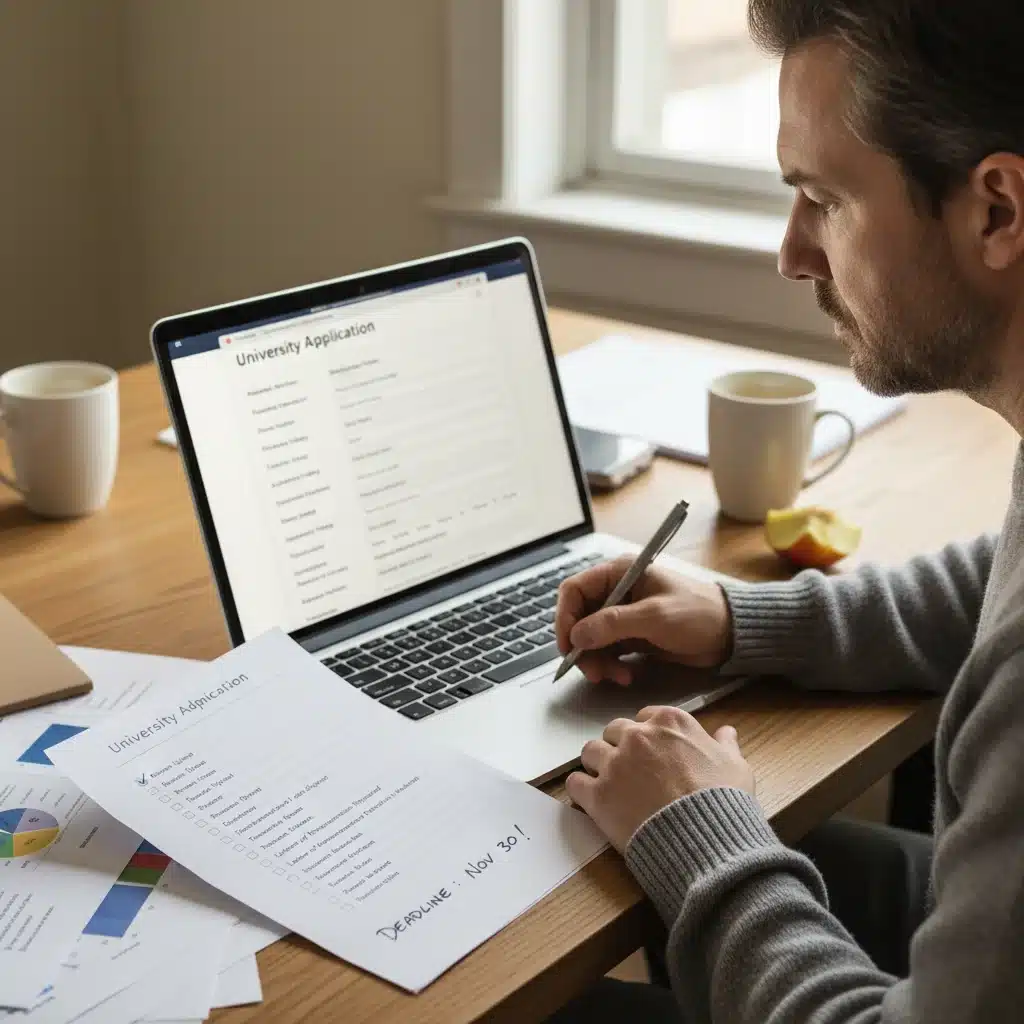 Person diligently completing an online product testing application form