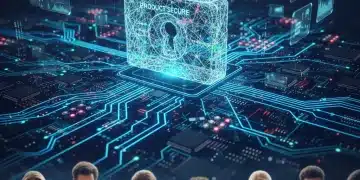 Digital padlock on circuit board symbolizing product data privacy in 2026