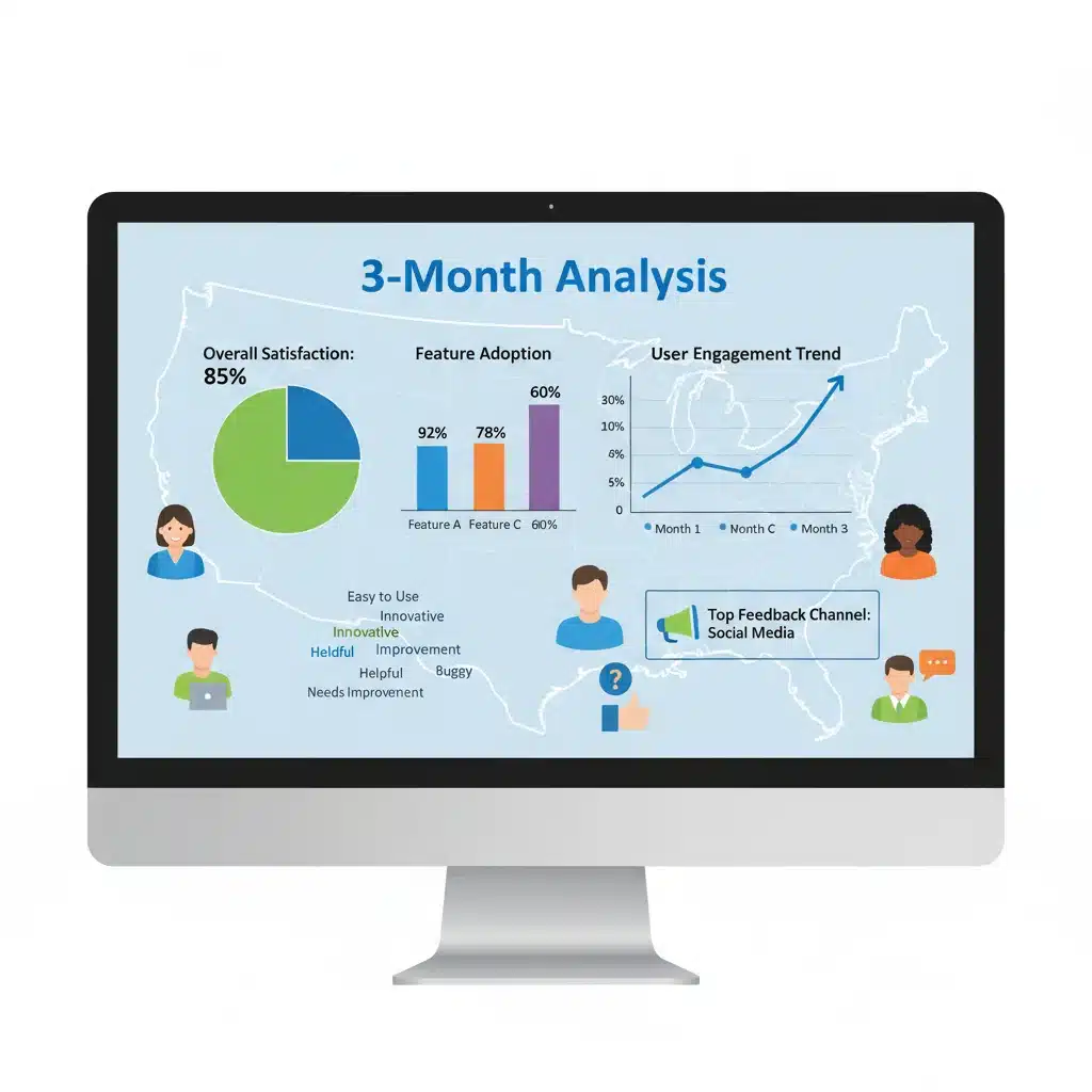 New Product Launch Feedback: 3-Month US Market Trends Analyzed