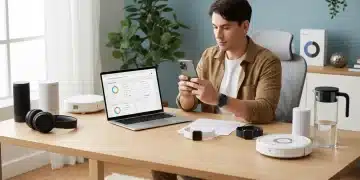 Person testing a new smartphone for product review and extra income