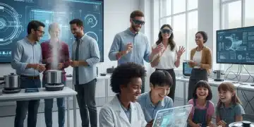 People testing new products in a modern lab setting 2026