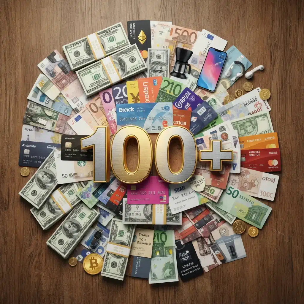 Various rewards from product testing over 0