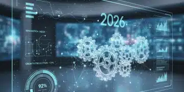 Strategic product testing dashboard with 2026 timeline and gears