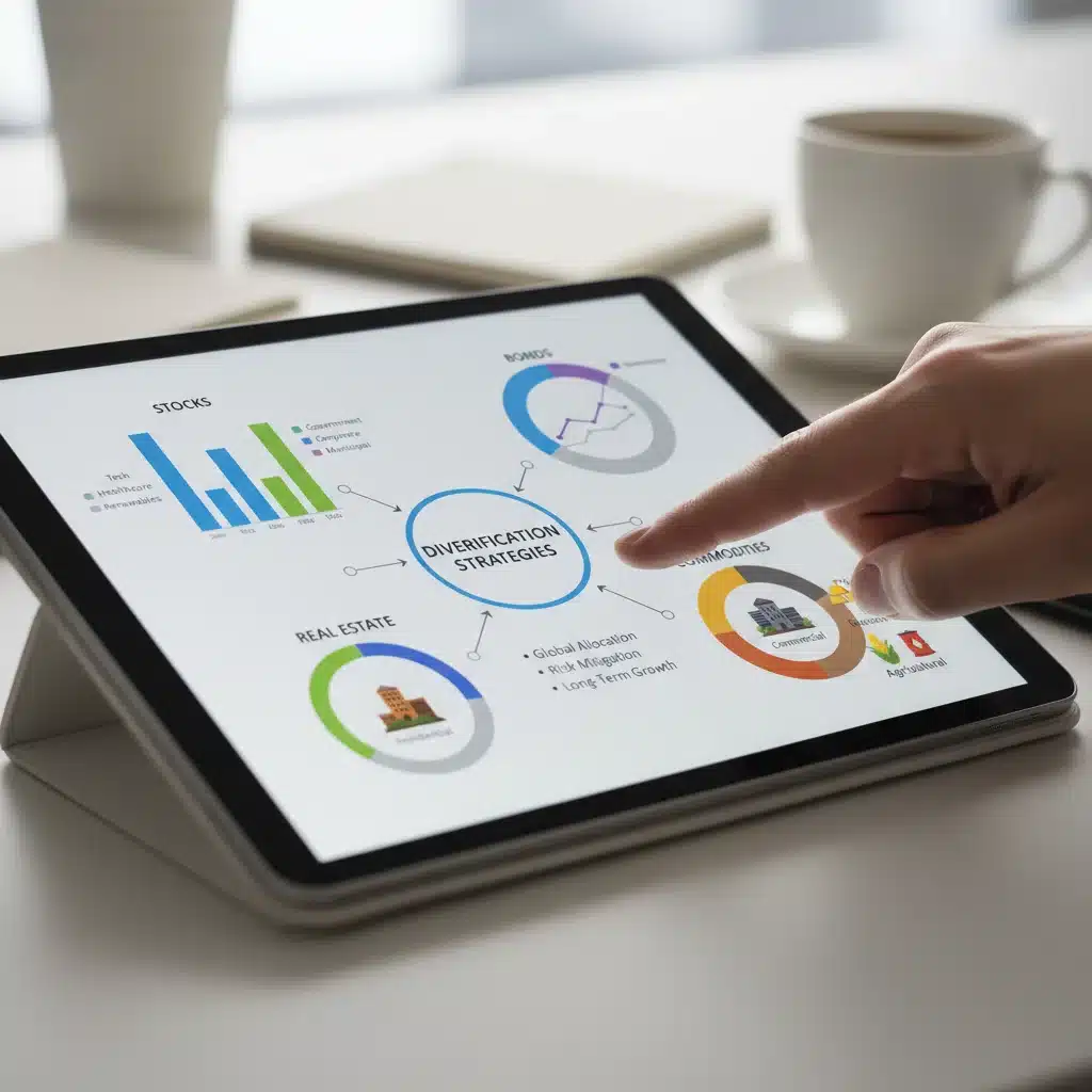 Diversified investment portfolio strategy to manage market risk.