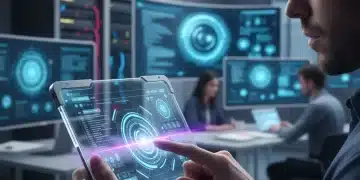 Person testing a futuristic product, representing high-value product testing opportunities.